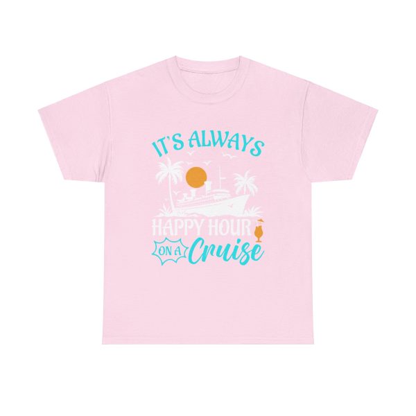 Cruise Happy Hour Unisex Heavy Cotton Tee - Image 37