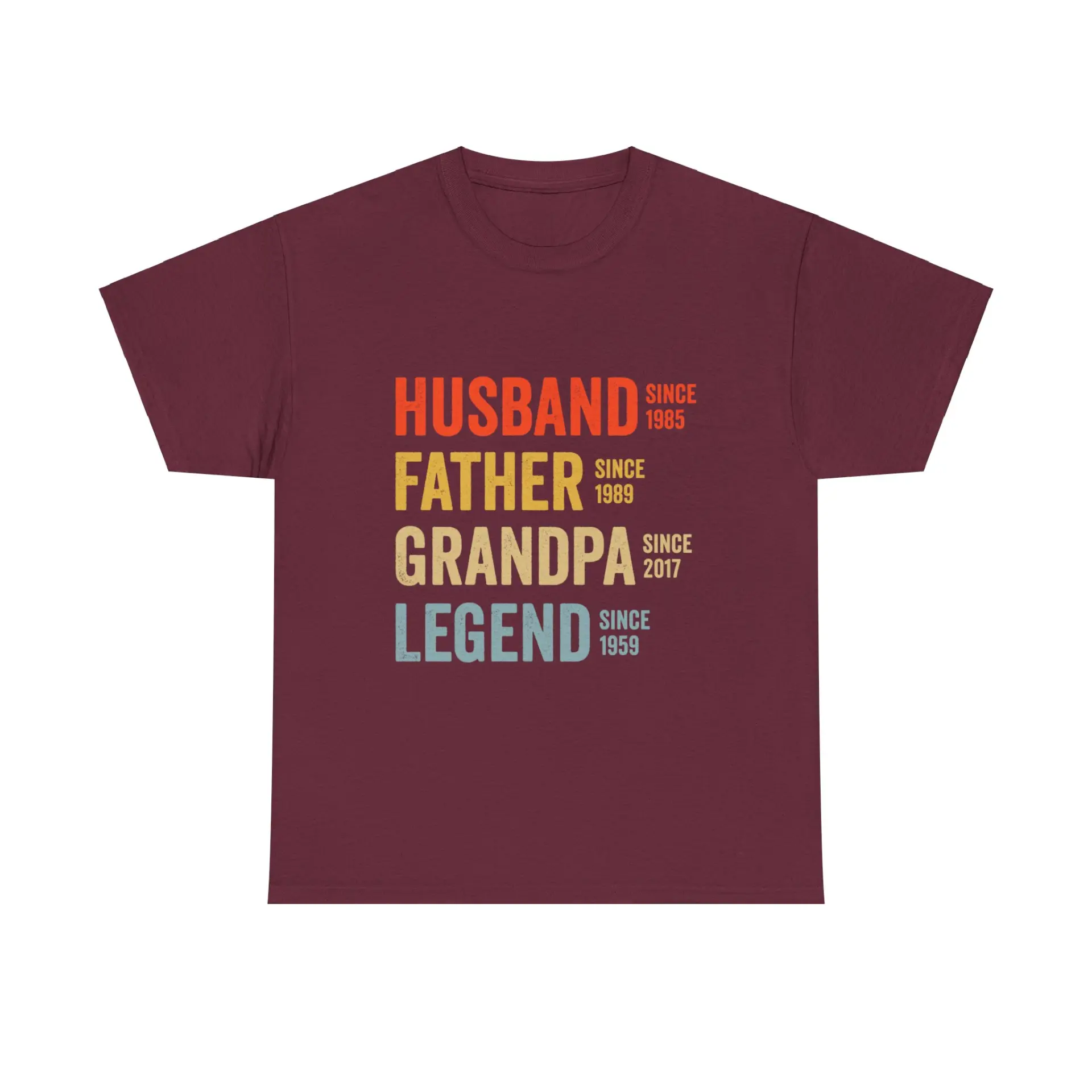 Happy Husband Unisex Heavy Cotton Tee - Image 29