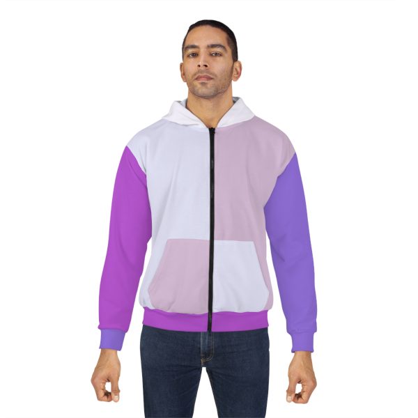 Lavender Fields Zip Hoodie (AOP) - Image 4