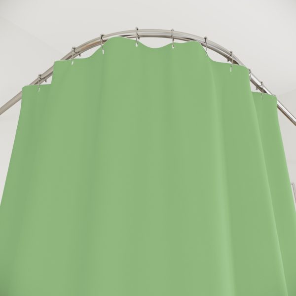 Pale Green Shower Curtains - Image 2