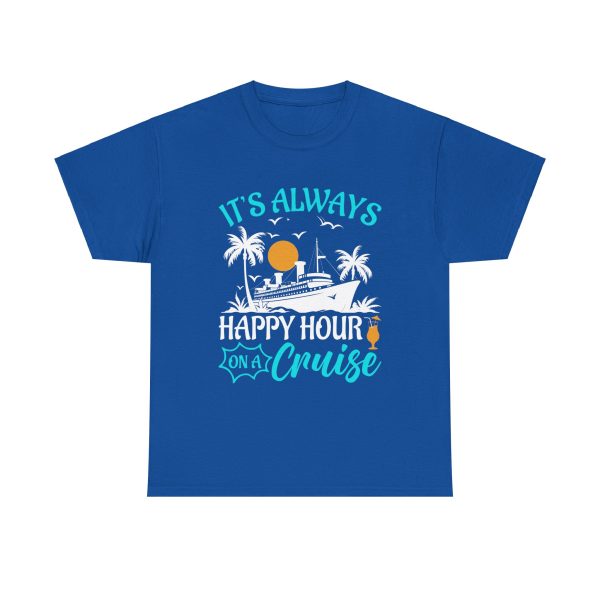 Cruise Happy Hour Unisex Heavy Cotton Tee - Image 17