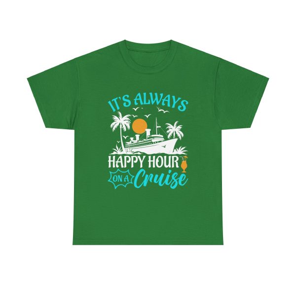 Cruise Happy Hour Unisex Heavy Cotton Tee - Image 33