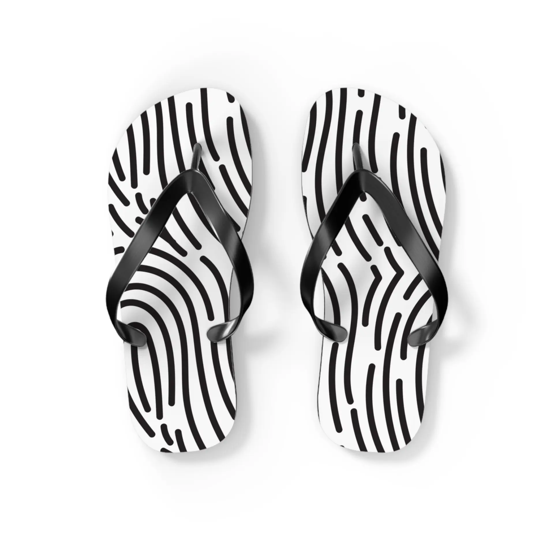 Doodle flip flops