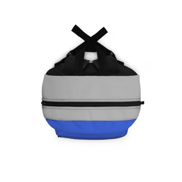 Royal Blue and Silver Backpack - Image 4