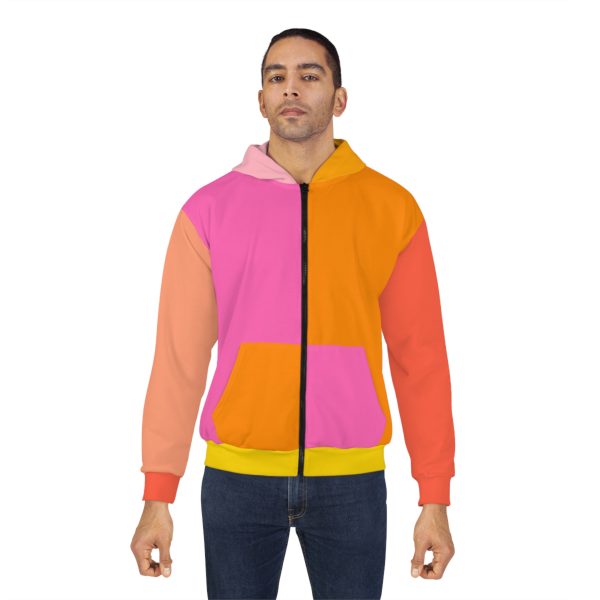 Sunset Ombre Zip Hoodie (AOP) - Image 4