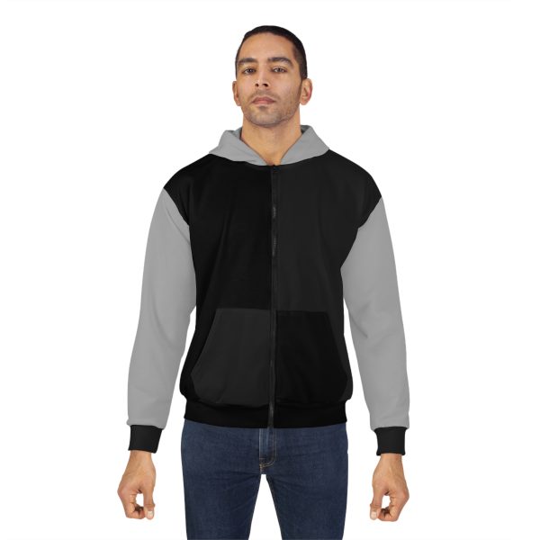 Monochrome Minimalist Zip Hoodie (AOP) - Image 4