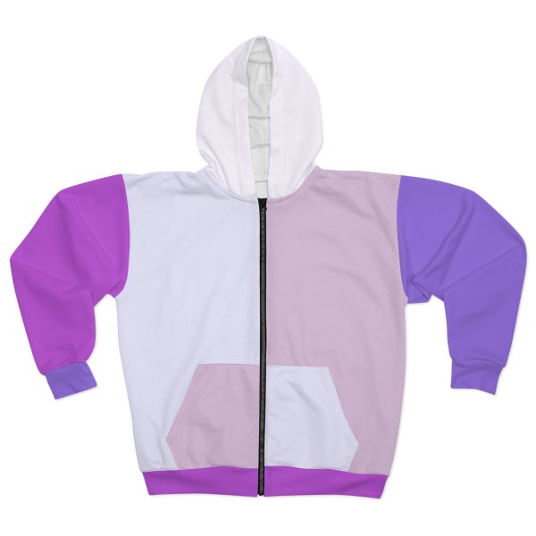 Lavender Fields Zip Hoodie (AOP)