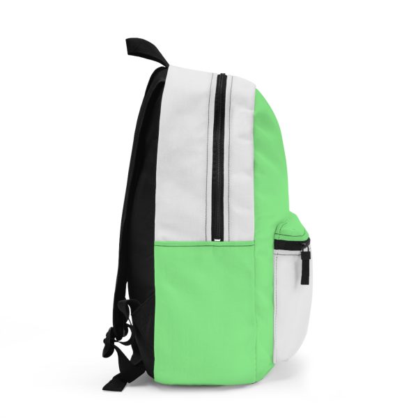 Mint Green and White Backpack - Image 2