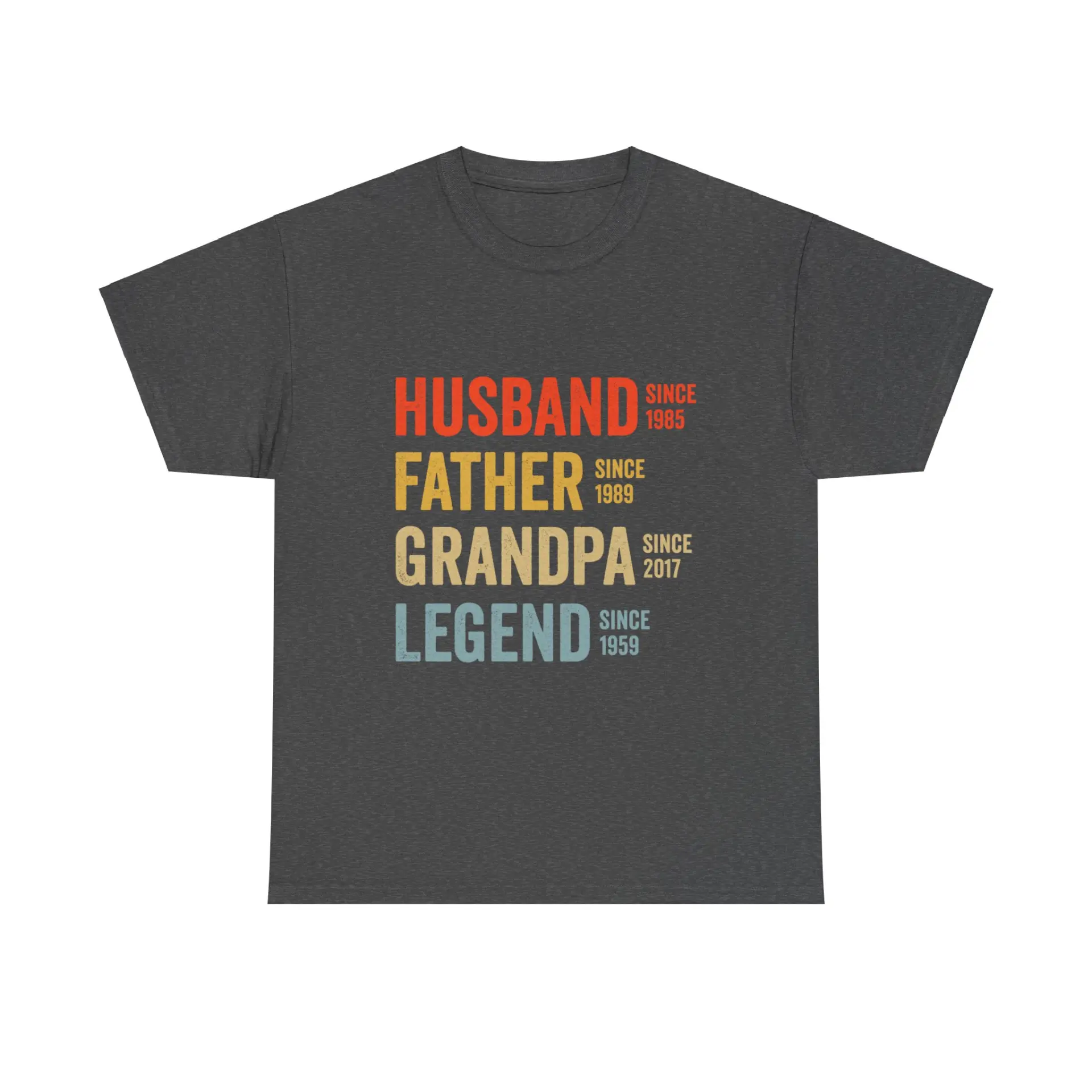 Happy Husband Unisex Heavy Cotton Tee - Image 13