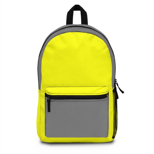 Sunny Yellow and Gray Backpack