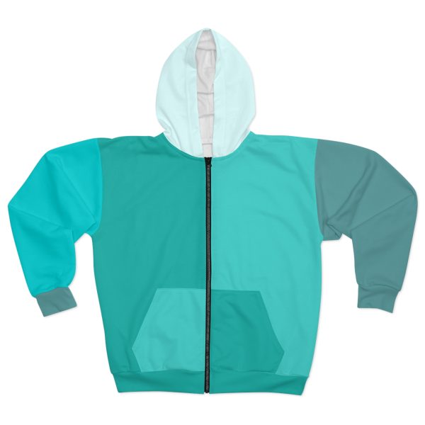 Ocean Breeze Zip Hoodie (AOP)