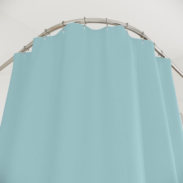 Powder Blue Shower Curtains - Image 2