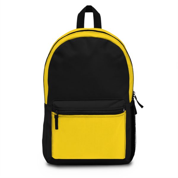 Elegant Black and Gold Backpack