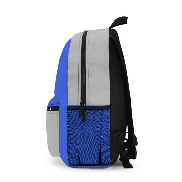 Royal Blue and Silver Backpack - Image 3