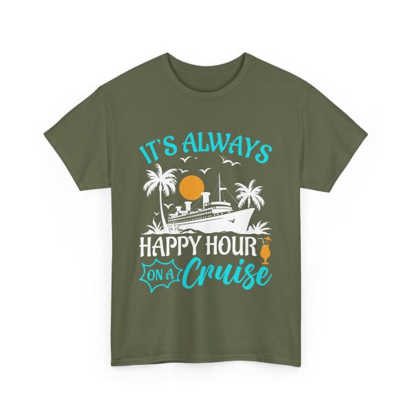 Cruise Happy Hour Unisex Heavy Cotton Tee - Image 7