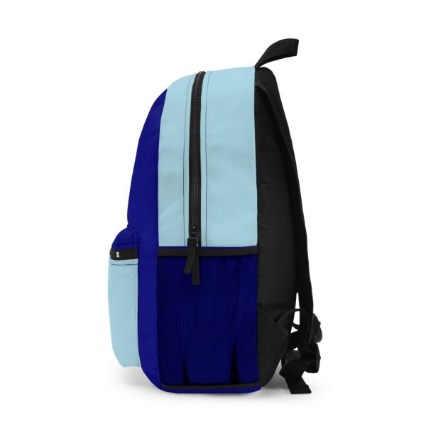 Navy and Light Blue Backpack - Image 3