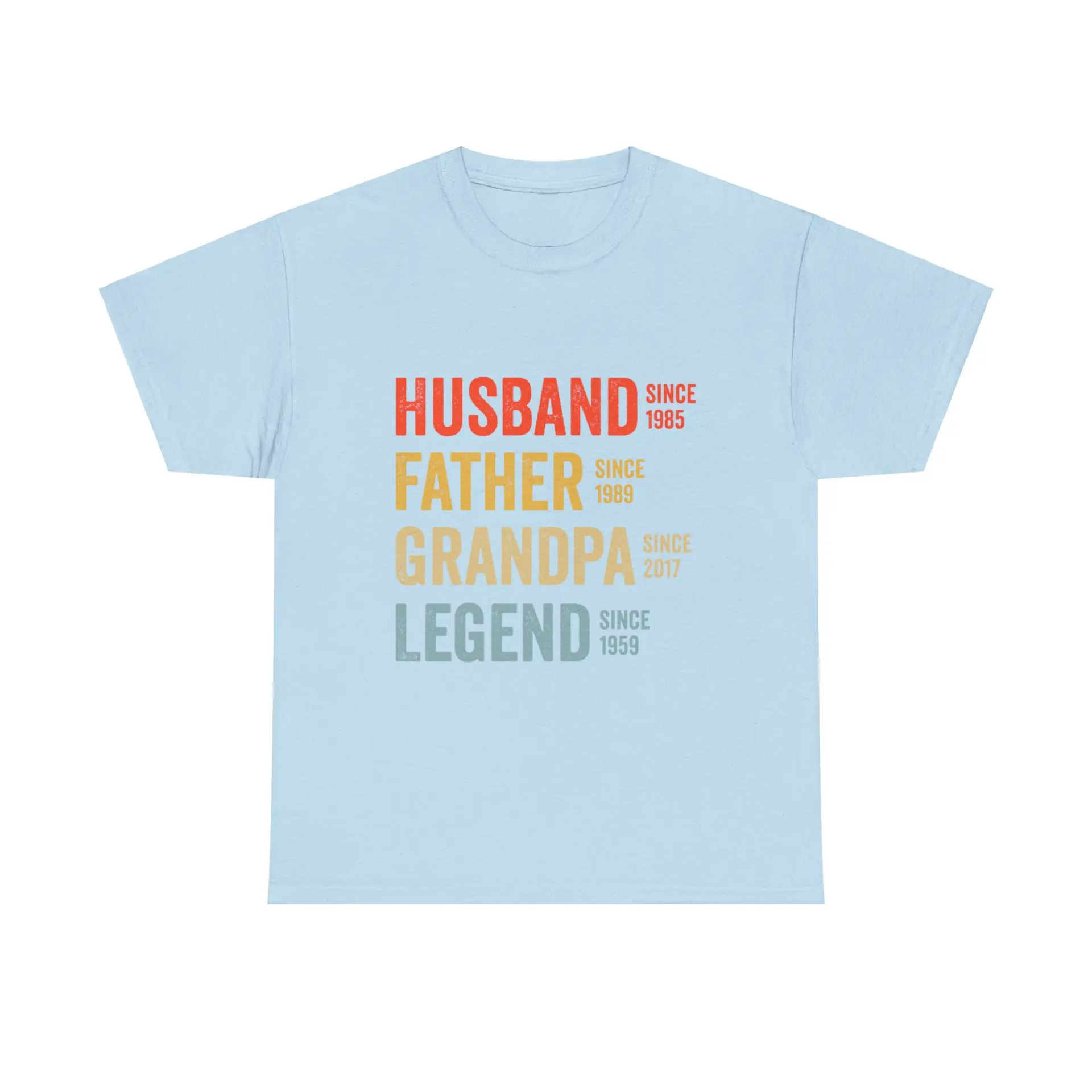 Happy Husband Unisex Heavy Cotton Tee - Image 5