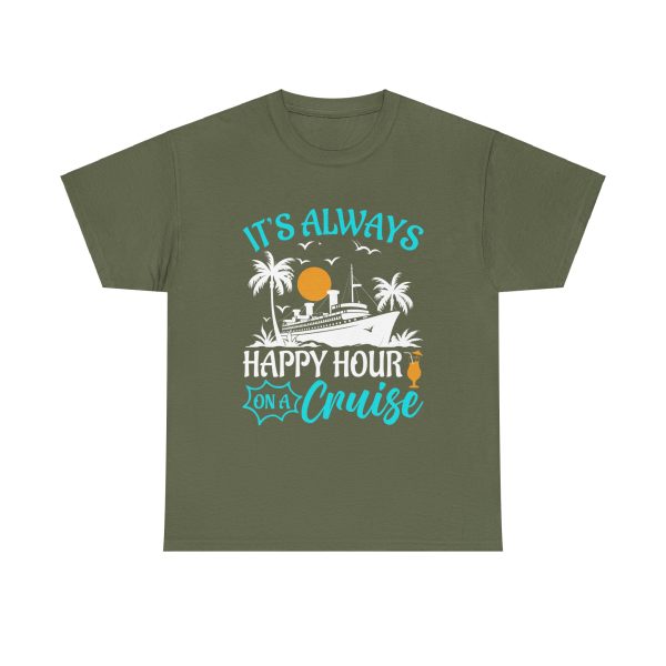 Cruise Happy Hour Unisex Heavy Cotton Tee - Image 5