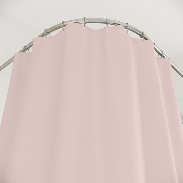 Misty Rose Shower Curtains - Image 2