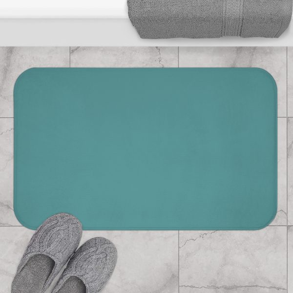 Cadet Blue Bath Mat - Image 4