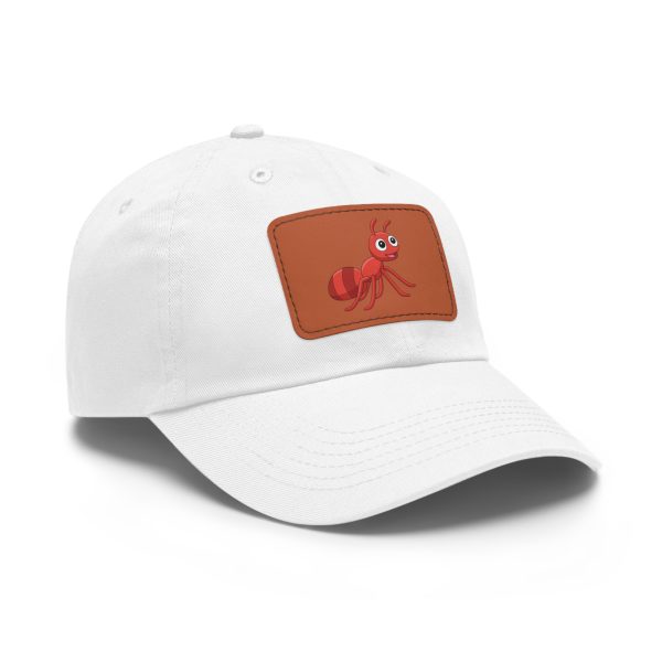 Dad Hat with Leather Patch (Rectangle) - Image 2