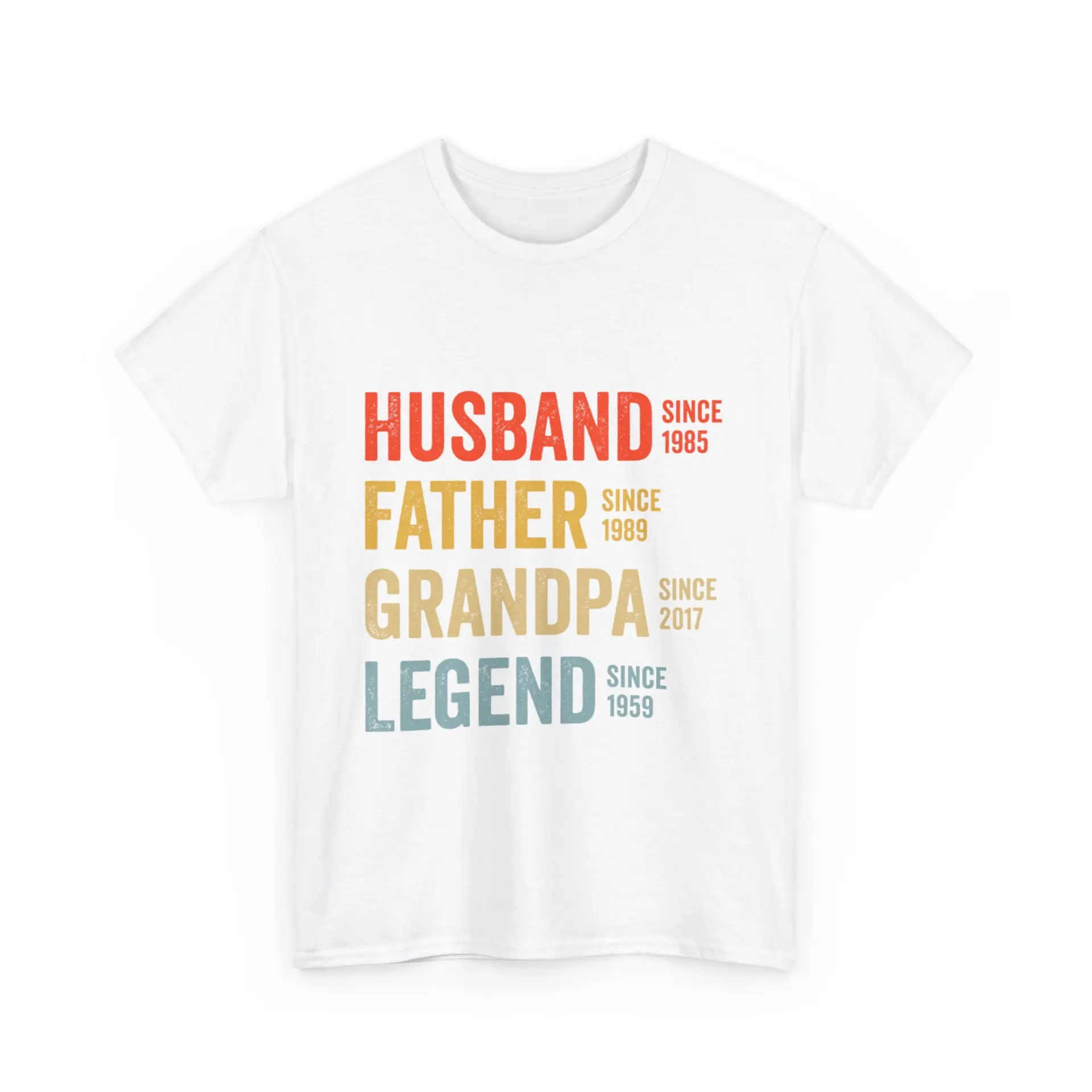 Happy Husband Unisex Heavy Cotton Tee - Image 27