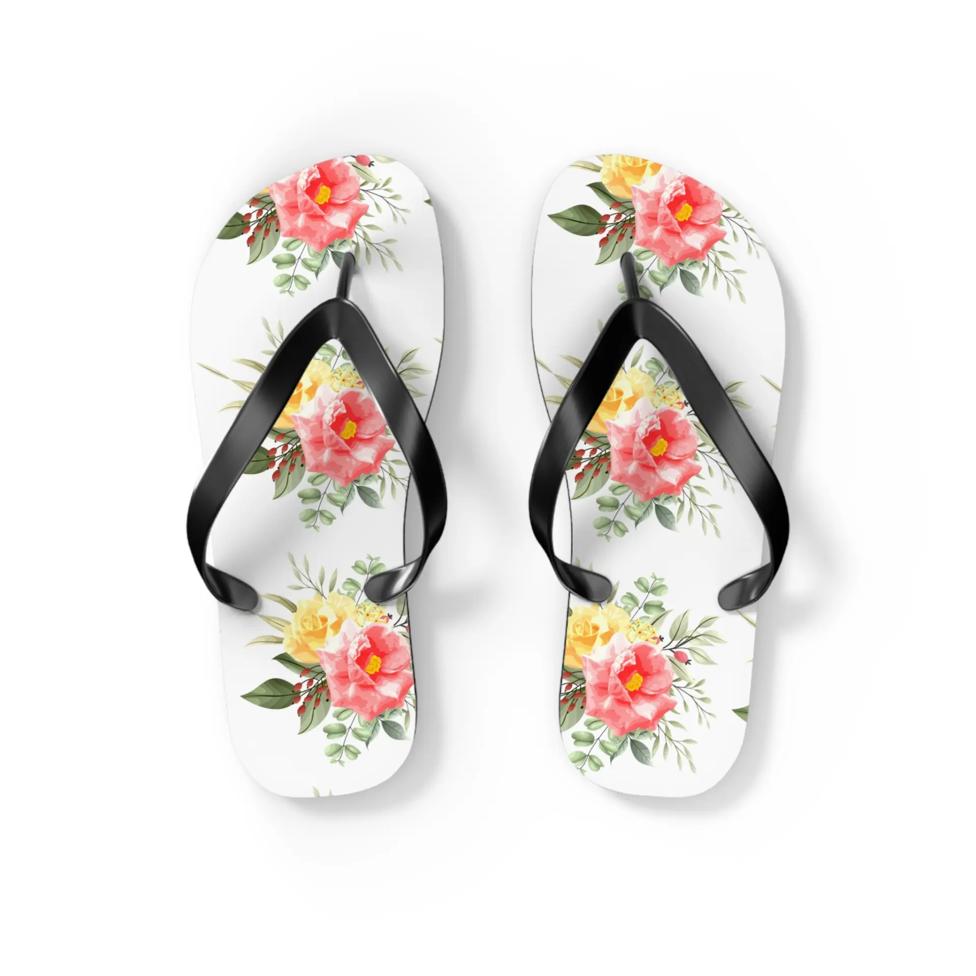 Lotus Flower flip flops