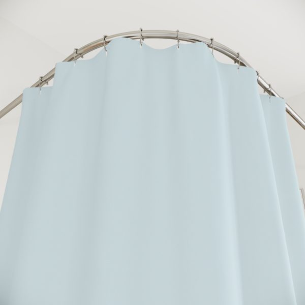 Light Cyan Shower Curtains - Image 2