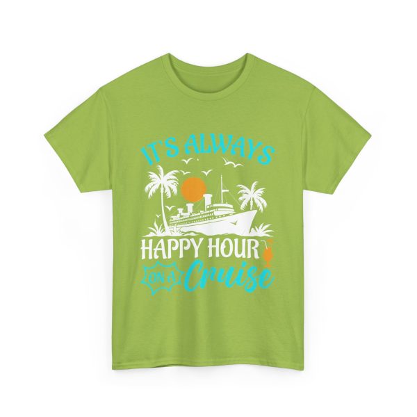 Cruise Happy Hour Unisex Heavy Cotton Tee - Image 23