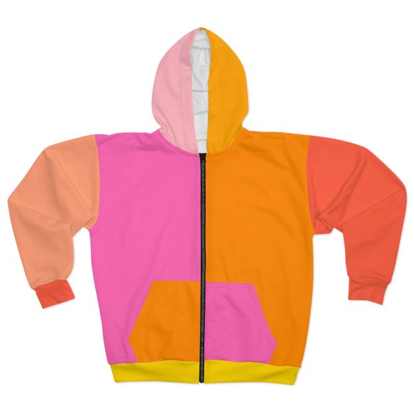 Sunset Ombre Zip Hoodie (AOP)