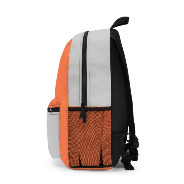 Coral and Light Gray Backpack - Image 3