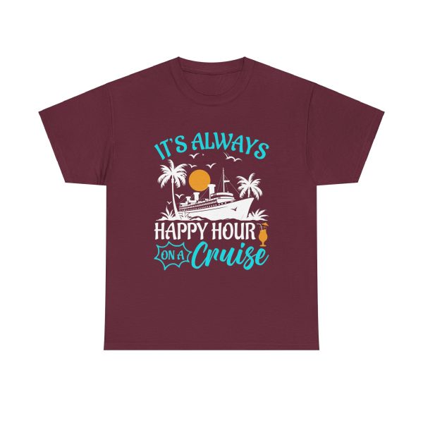 Cruise Happy Hour Unisex Heavy Cotton Tee - Image 25