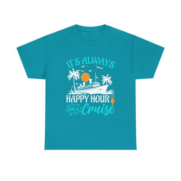 Cruise Happy Hour Unisex Heavy Cotton Tee - Image 9