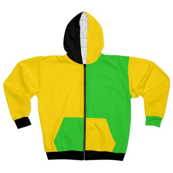 Jamaica Chaos Zip Hoodie (AOP)