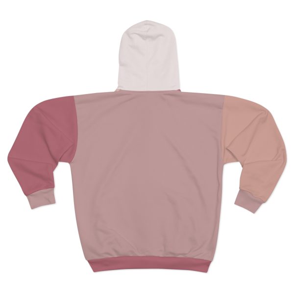 Rose Gold Elegance Zip Hoodie (AOP) - Image 2