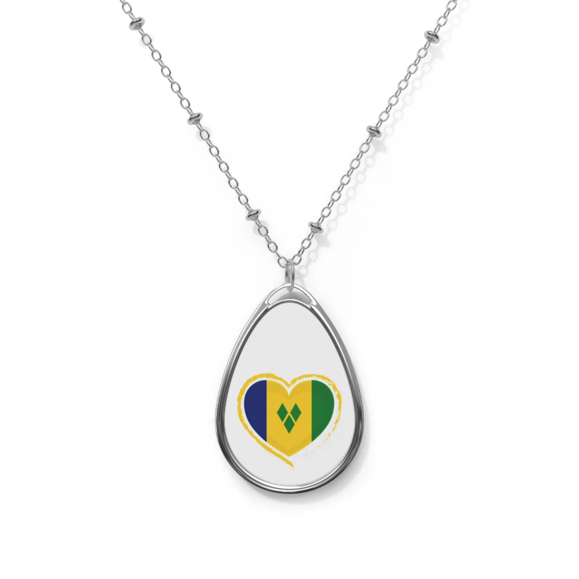 St.Vincent Forever Oval Necklace