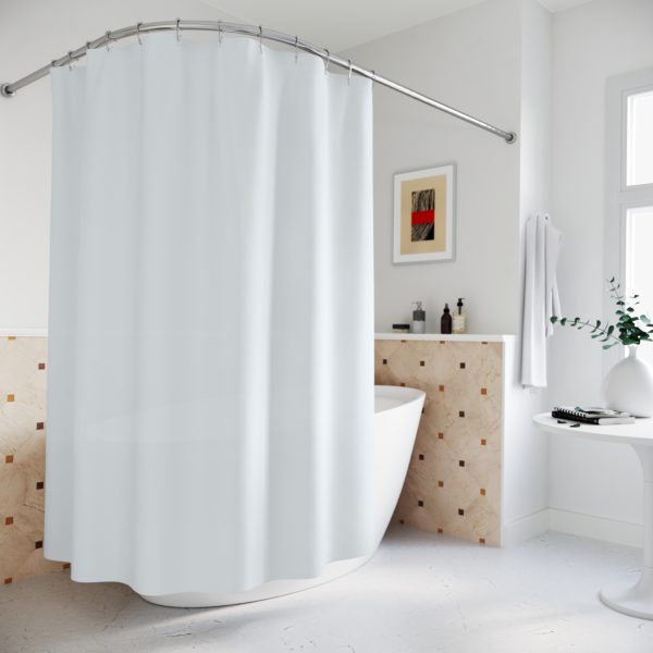 Alice Blue Shower Curtains - Image 4