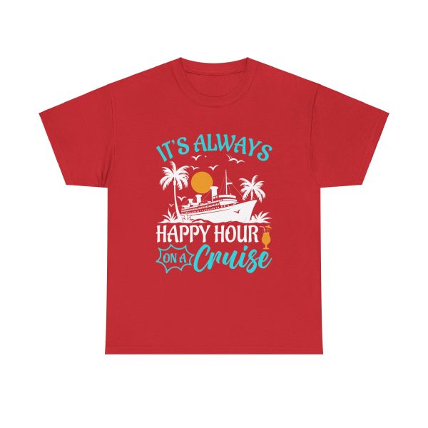 Cruise Happy Hour Unisex Heavy Cotton Tee