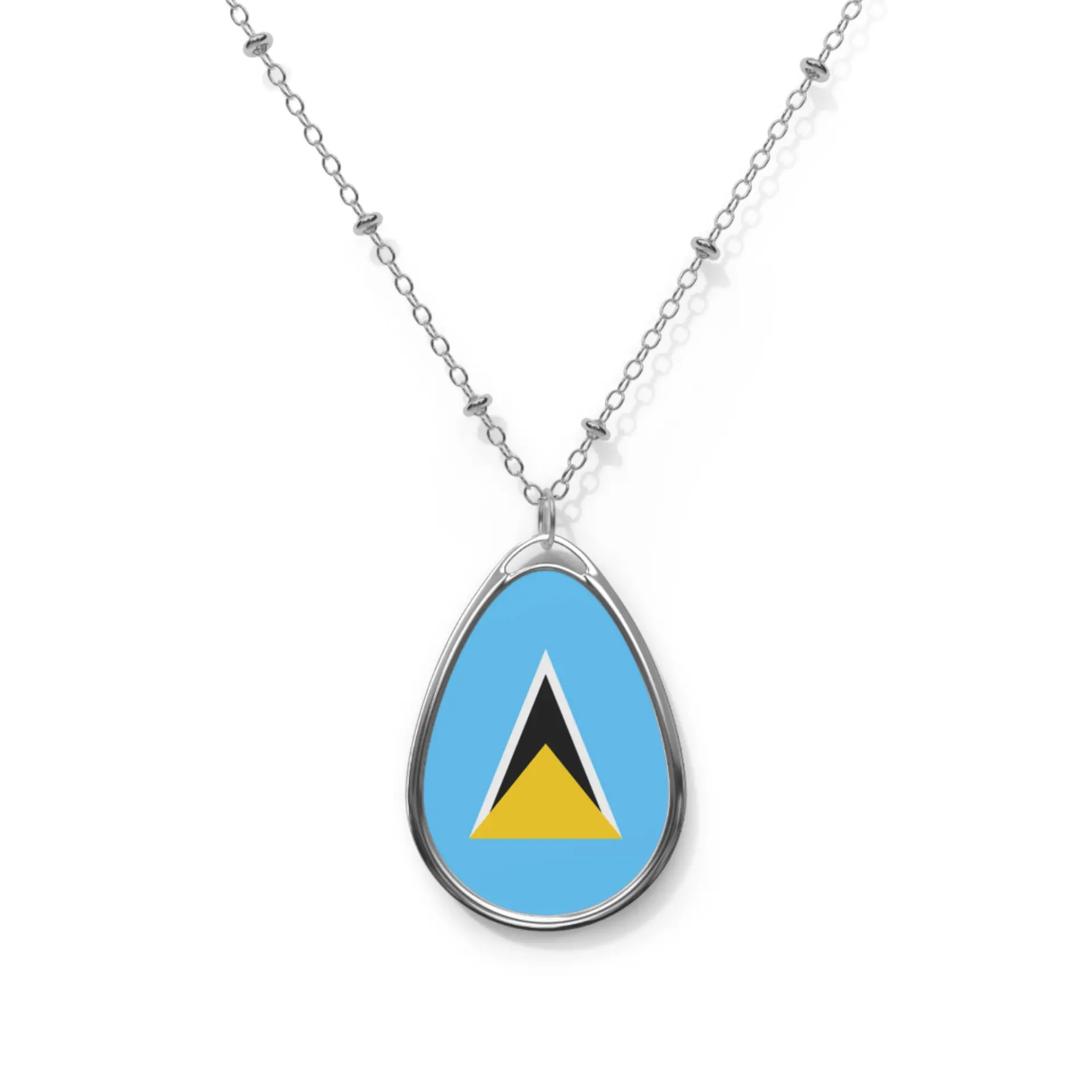 St.Lucia Oval Necklace