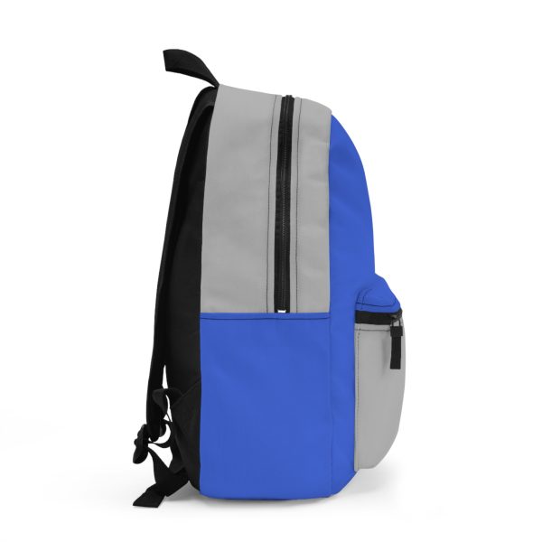 Royal Blue and Silver Backpack - Image 2