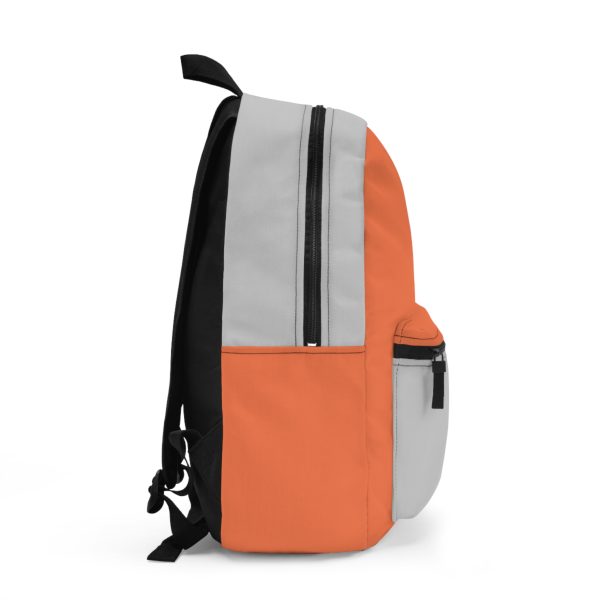 Coral and Light Gray Backpack - Image 2