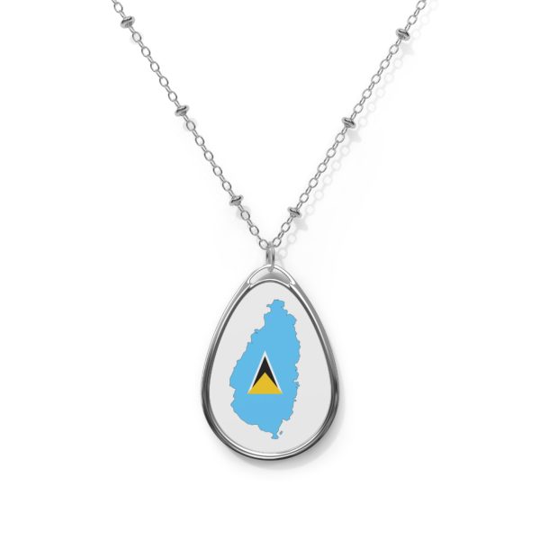 St.Lucia Forever Oval Necklace