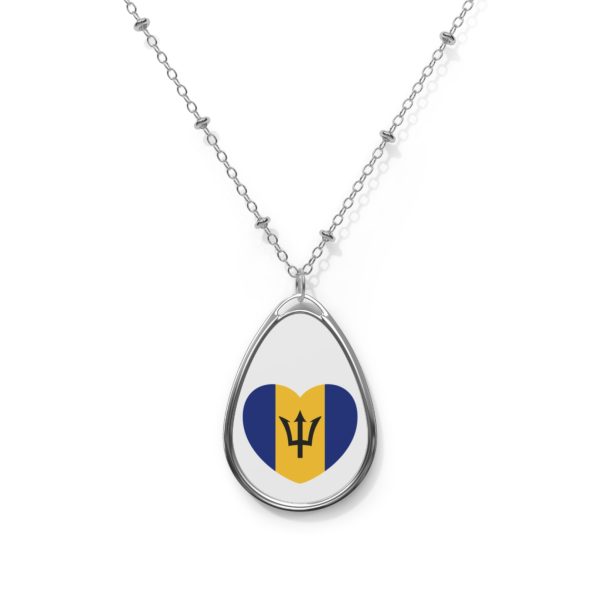 Bajan We Love Oval Necklace