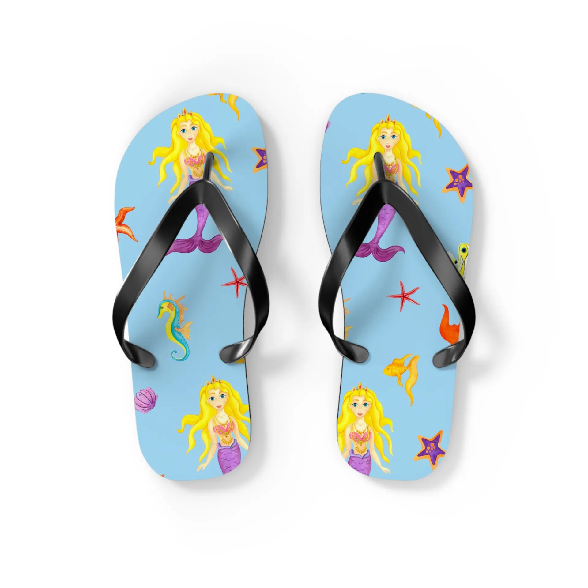 Lily Mermaid flip flops