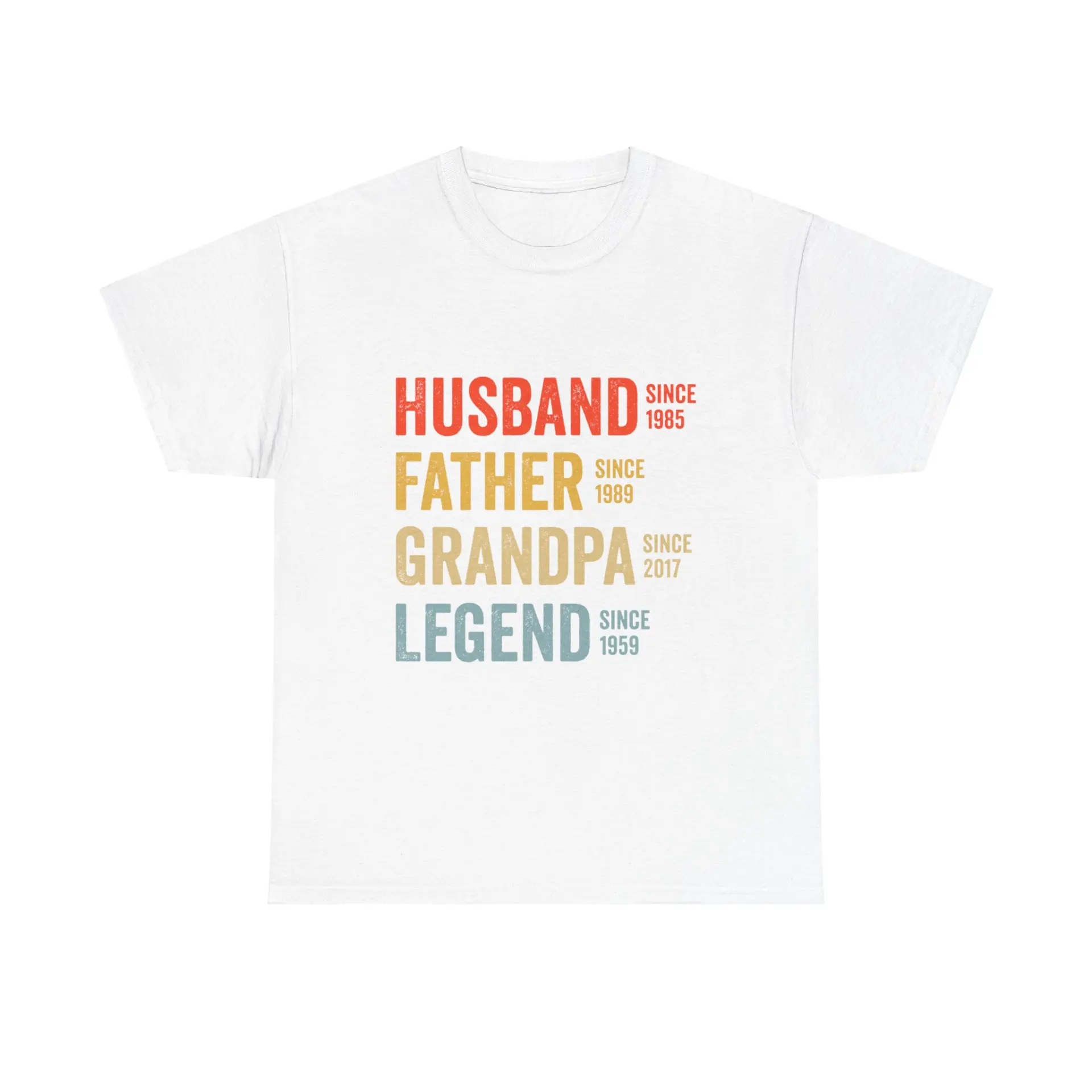 Happy Husband Unisex Heavy Cotton Tee - Image 25