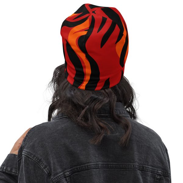 Fire All-Over Print Beanie - Image 2