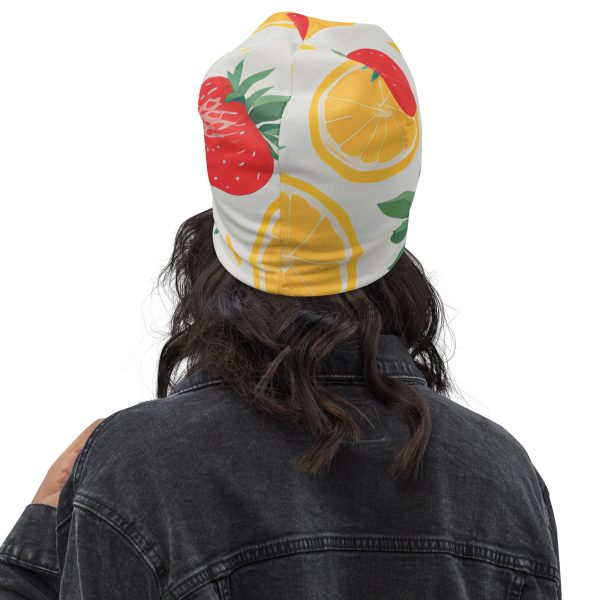 Citrus All-Over Print Beanie - Image 2