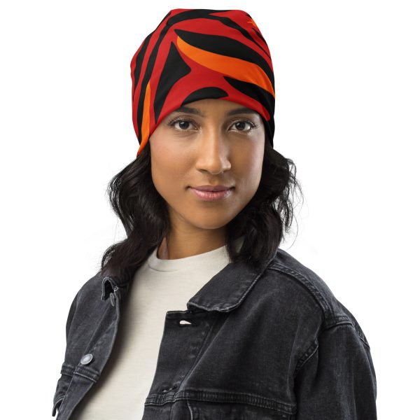 Fire All-Over Print Beanie