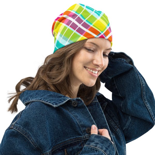 Plaid Beanie - Image 3