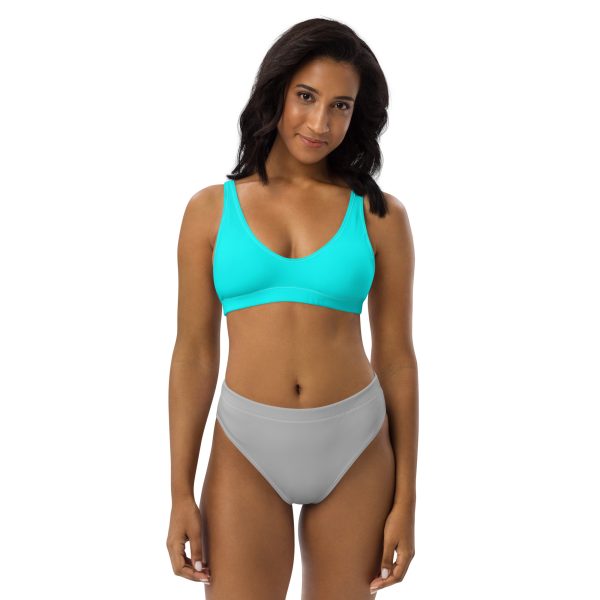 Aqua Frost high-waisted bikini